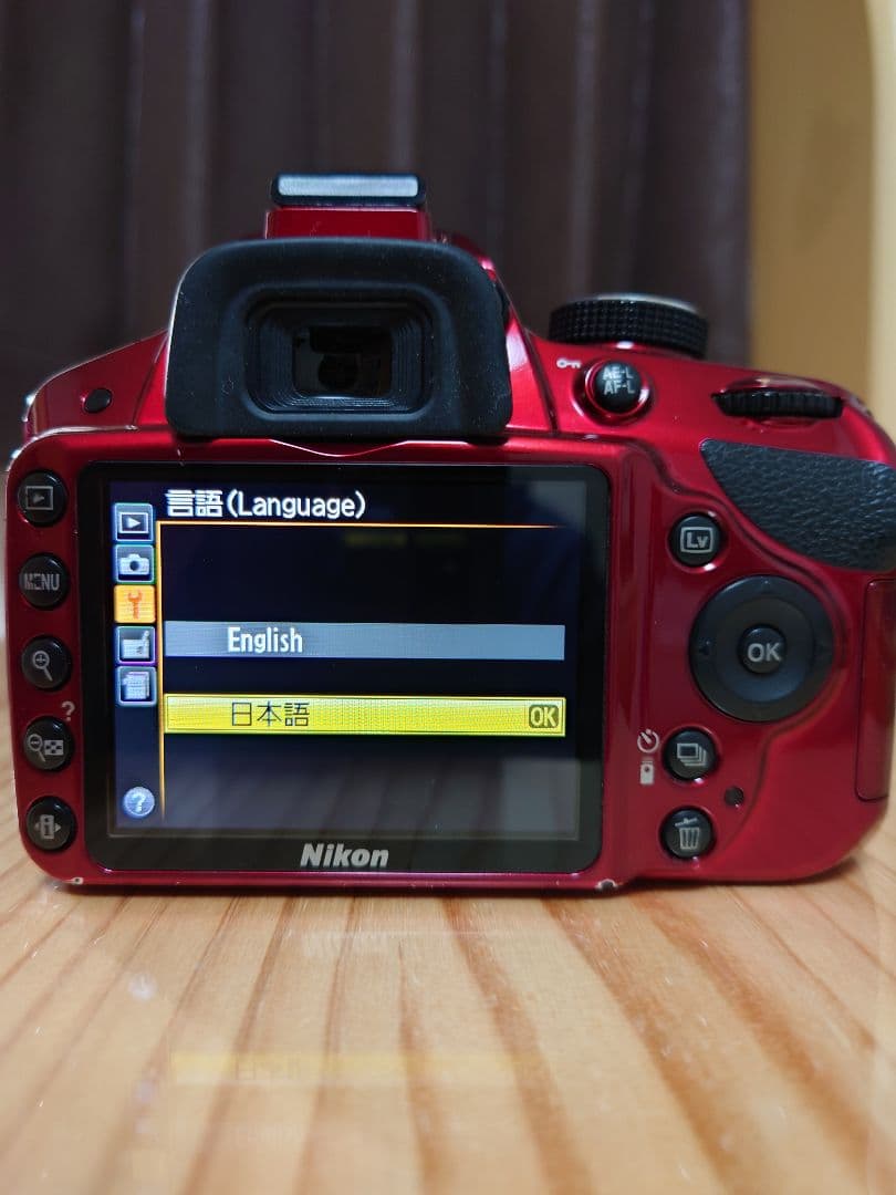 ★実用品★ Nikon ニコン D3200 レッド デジタル一眼レフカメラ