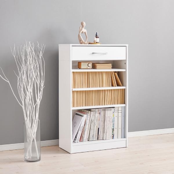 【幅60cm】本棚 薄型 スリム シンプル おしゃれ ブックラック【ナチュラル】