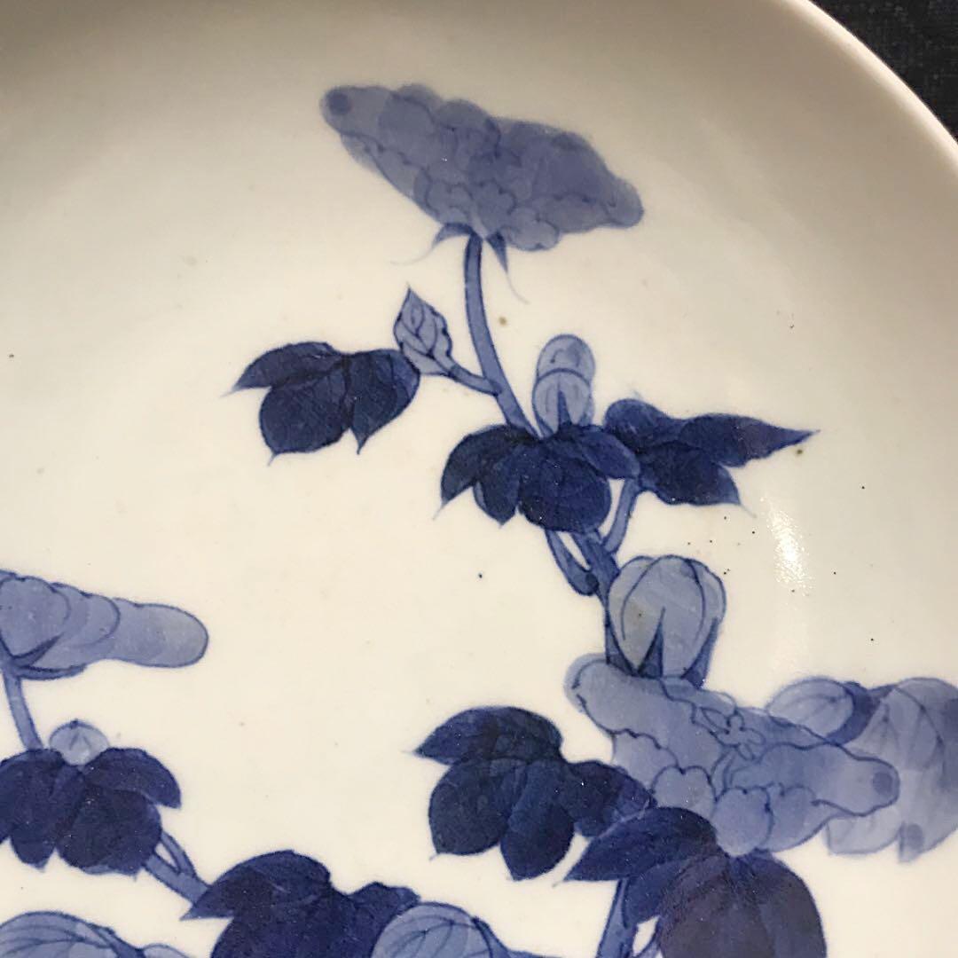 江戸期　後期鍋島七寸皿　本物保証