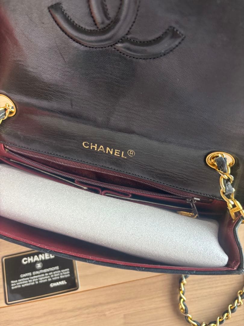 専用　シャネル　マトラッセ　ショルダーバッグ　ヴィンテージ　フルフラップ