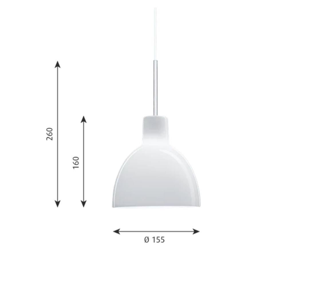 ◎新品未使用◎トルボー 155 グラスペンダント　リプロダクト　φ15.5cm