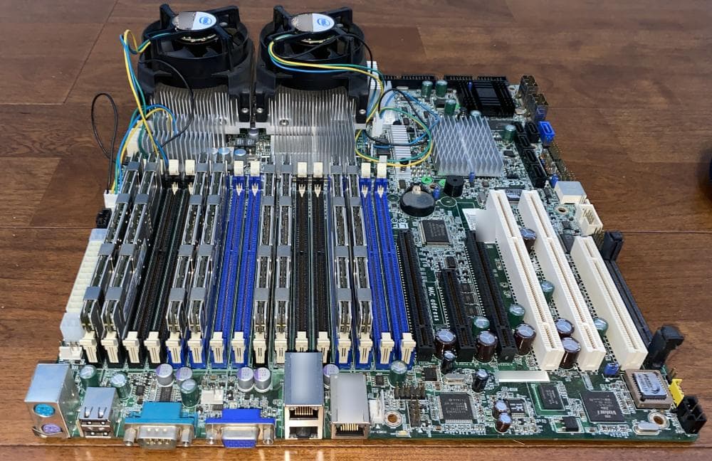 CPU Xeon x2 TYANマザーボード メモリ セット #MK23