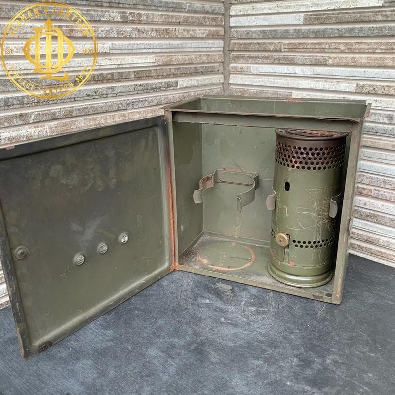 旧チェコ 軍 軍用燃料ストーブ（フィールドストーブ）専用ケース付属