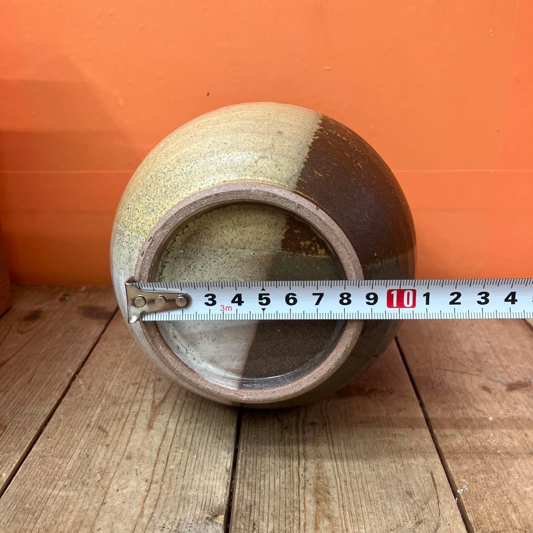 C-壁 茶道具 昇丈作 水指 茶道 陶器 陶磁器 工芸品 美術品 骨董 古道具和