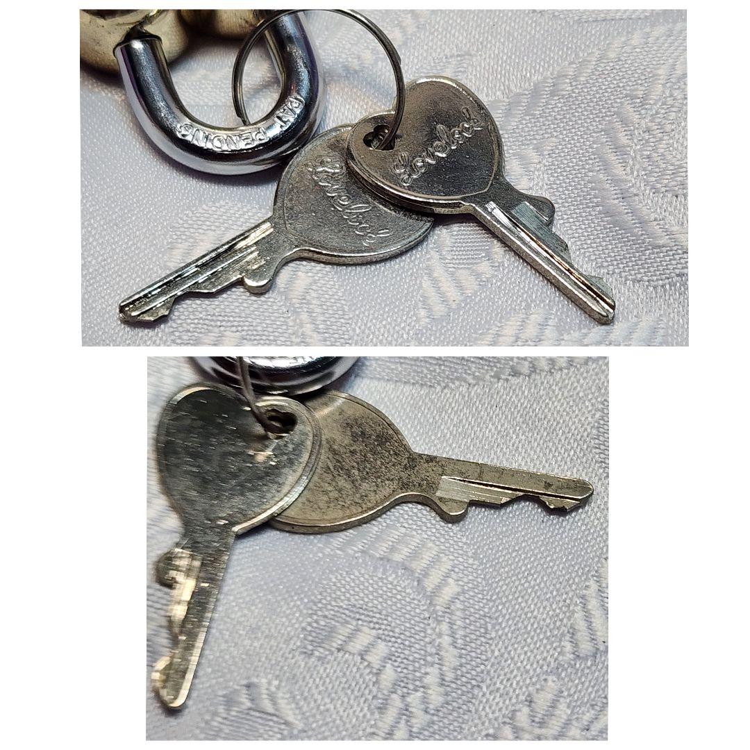 LOVE LOCK　ラブロック　ヴィンテージ　南京錠　 真鍮　アンティーク　希少