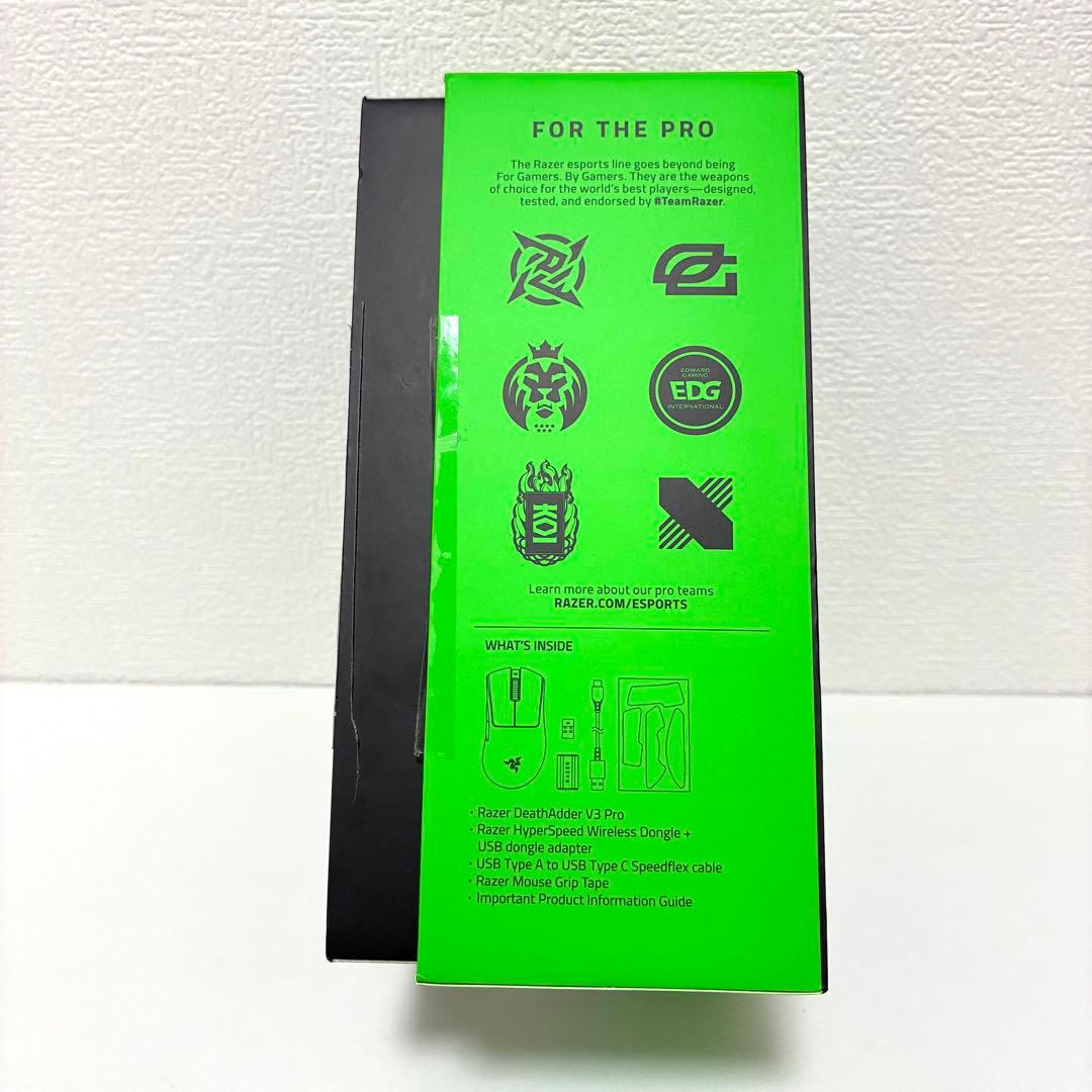 【極美品】Razer DeathAdder V3 pro (White)