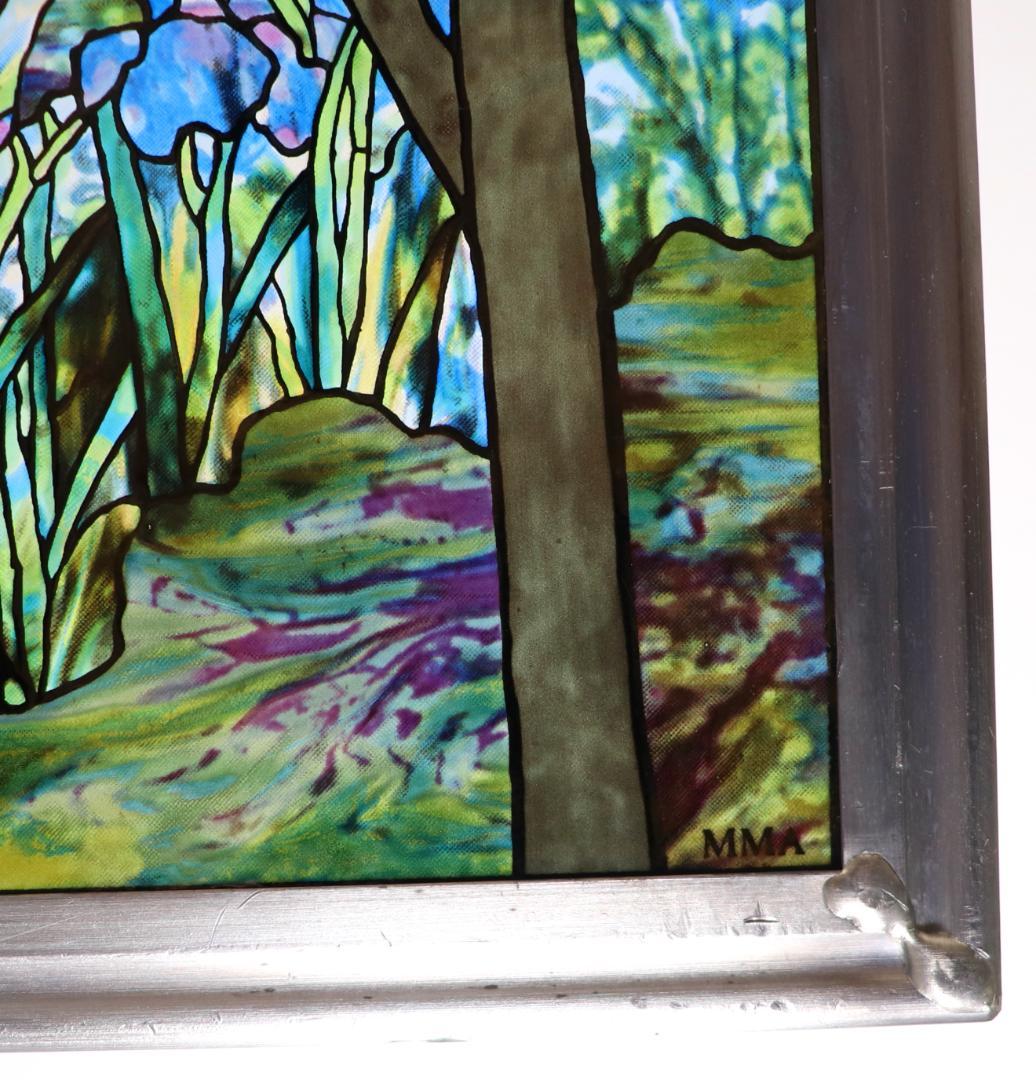 ルイス ティファニー ヴィンテージステンドグラス大型メトロポリタン美術館生命の川