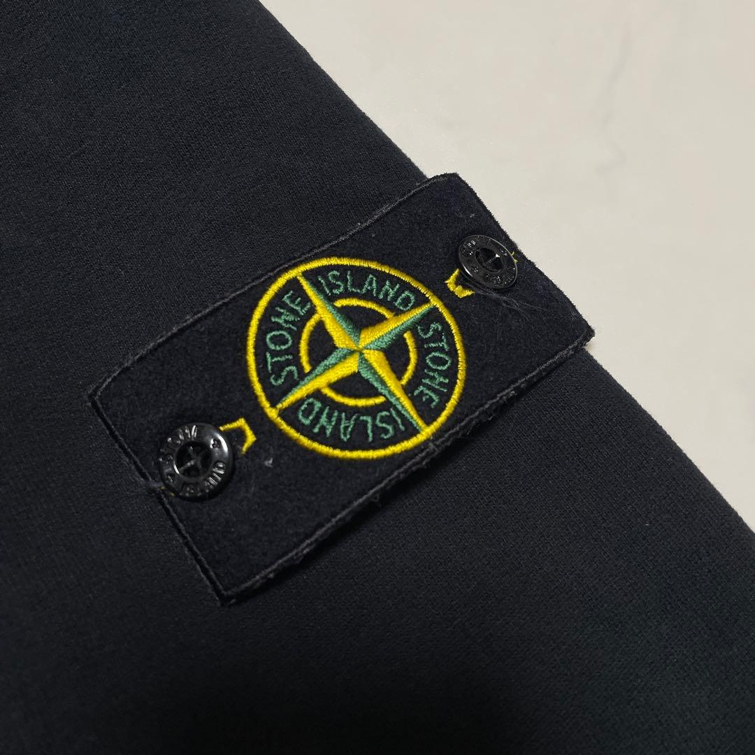 STONE  コットン　クルーネック　トレーナー　ブラック　XL