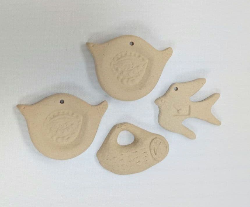 よしざわ窯（益子焼）　動物　花瓶　一輪挿し　チャーム　セット