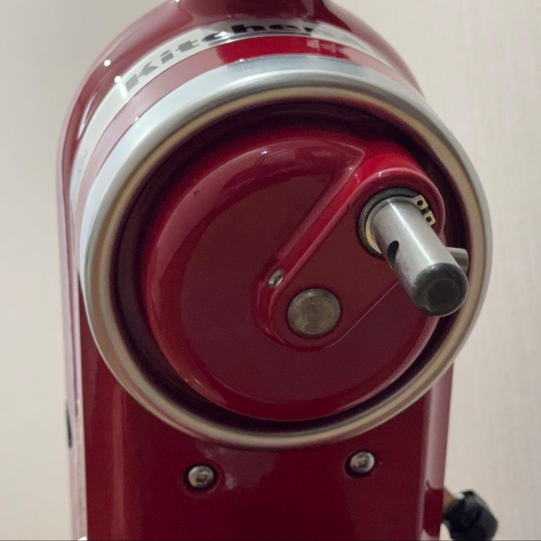 【美品】KitchenAid Artisan スタンドミキサー レッド 4.8L
