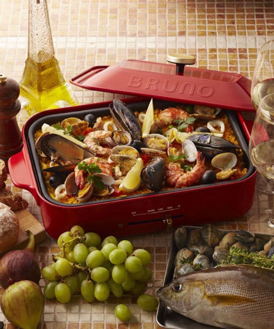 【新品】BRUNO BOE021-BR コンパクトホットプレート