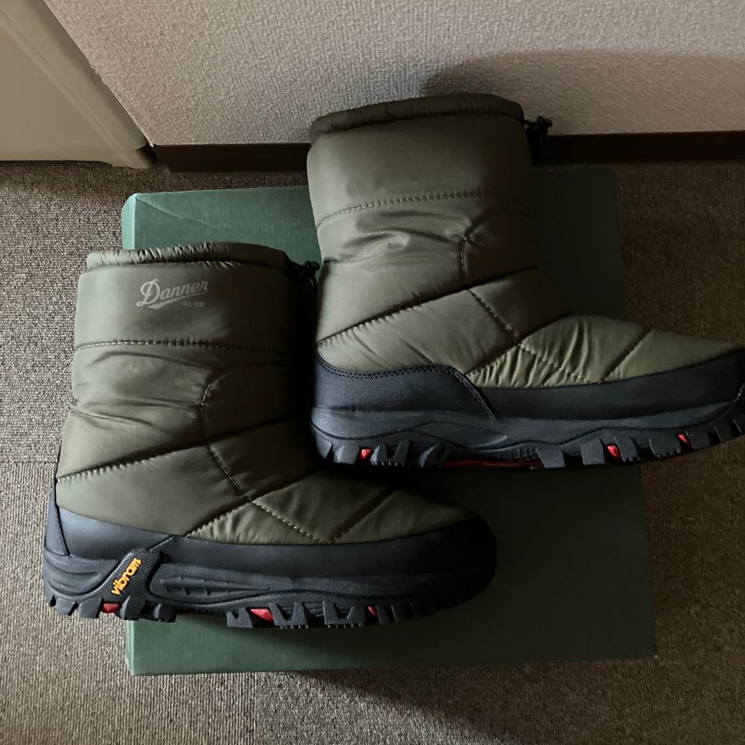 美品　Danner フレッド スノーブーツ D120073カーキ 26cm