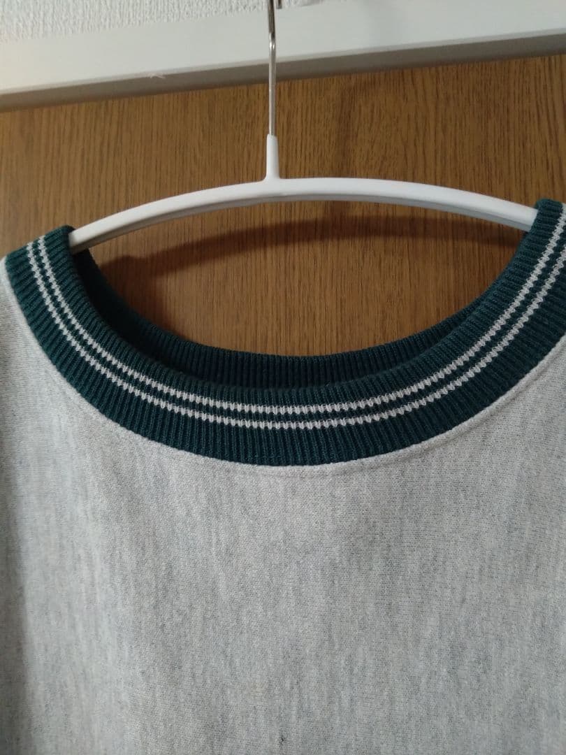 Champion　90s　リバースウィーブ　リンガー　Lサイズ 　刺繍ロゴ