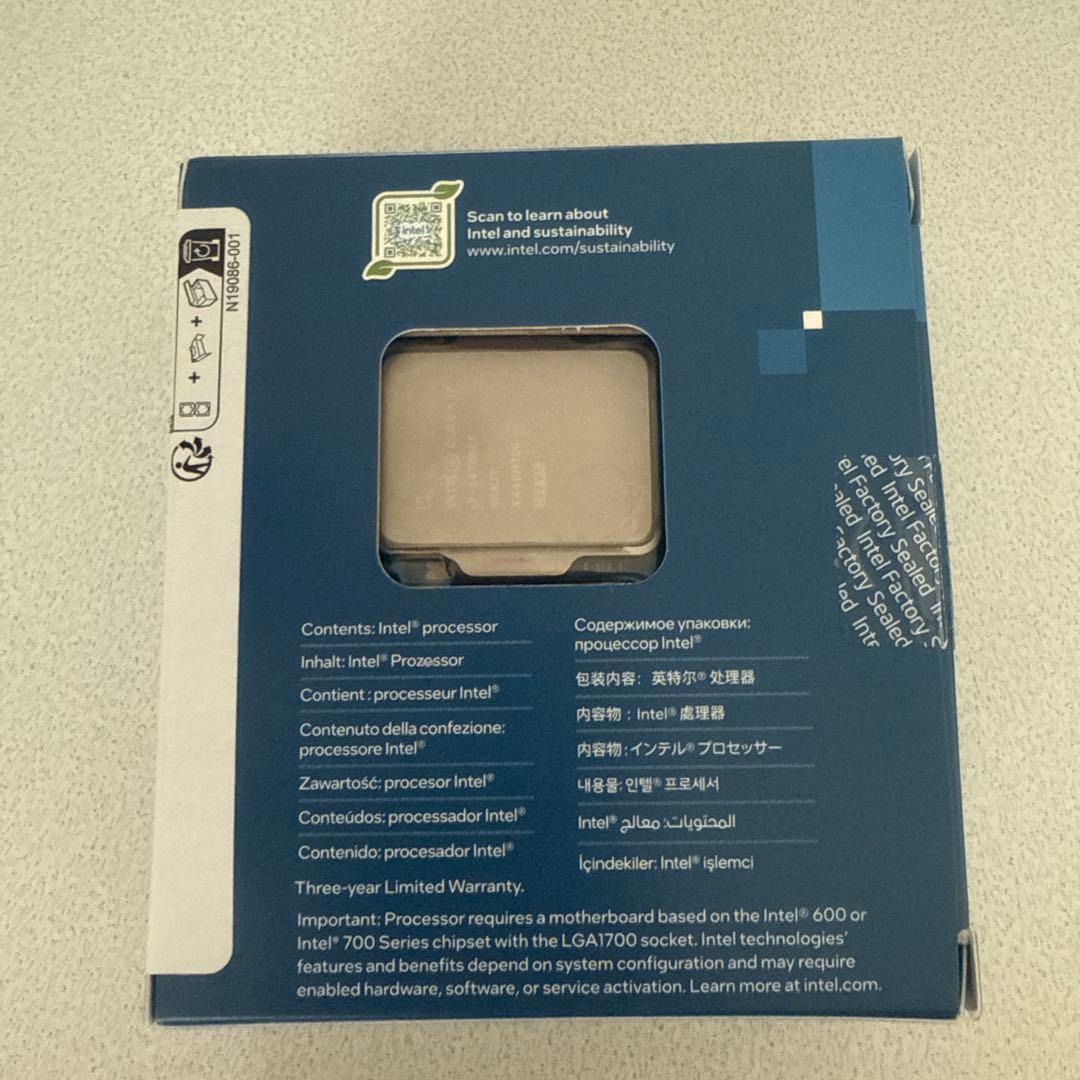 ほぼ未使用品Intel Core i7-14700KF 14th Gen CPU