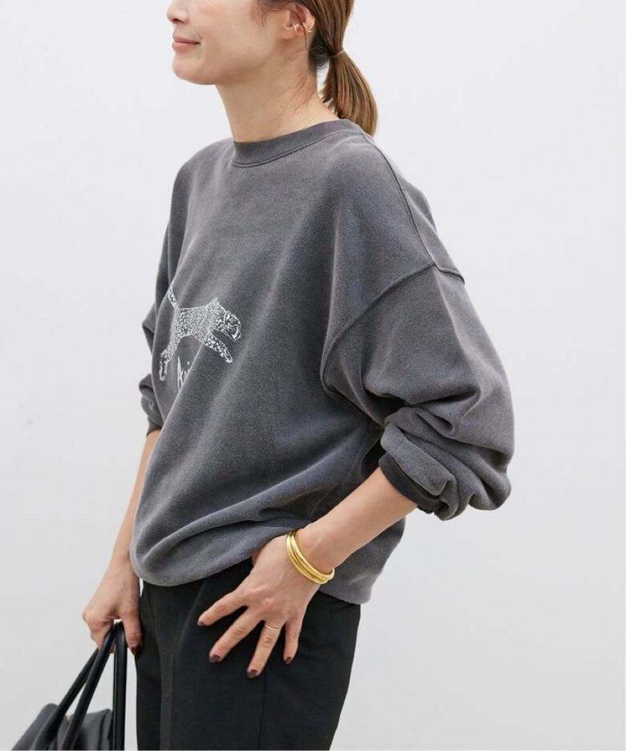 ANINE BING【24AW人気完売品】LEOPARD SWEAT スウェット