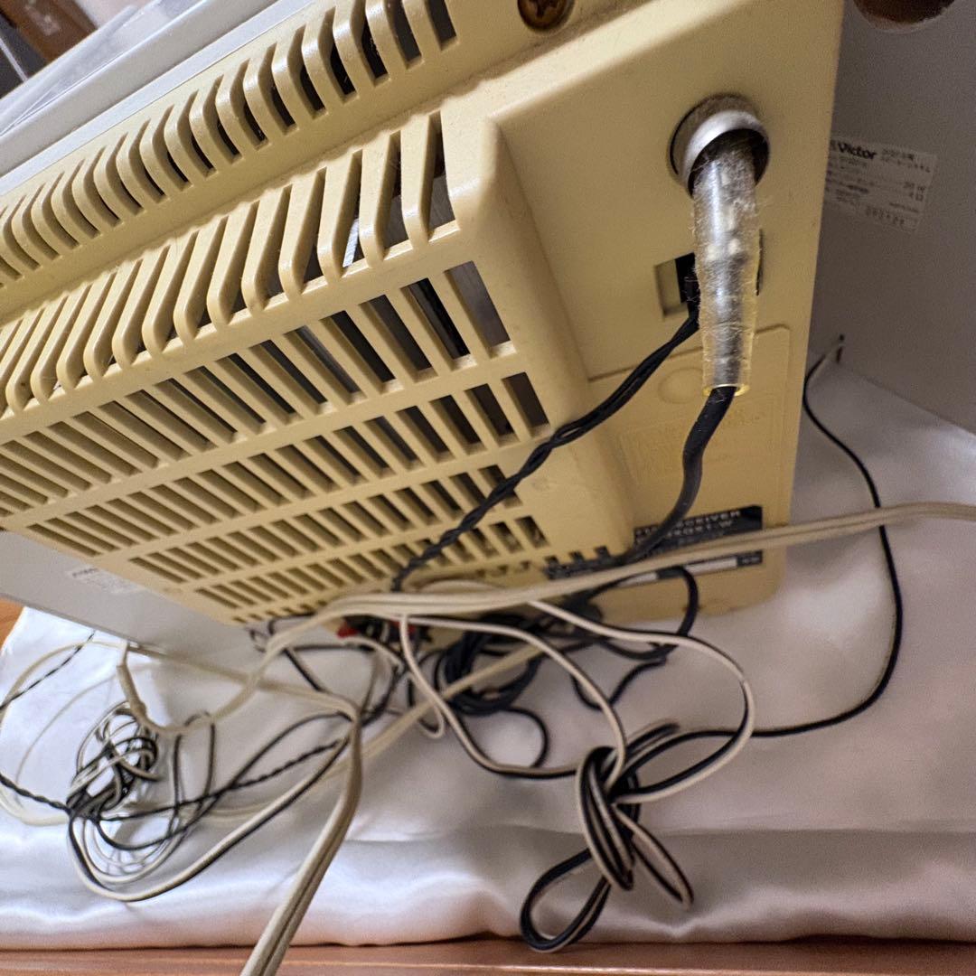 Victor ミニコンポ ホワイト リモコン付き