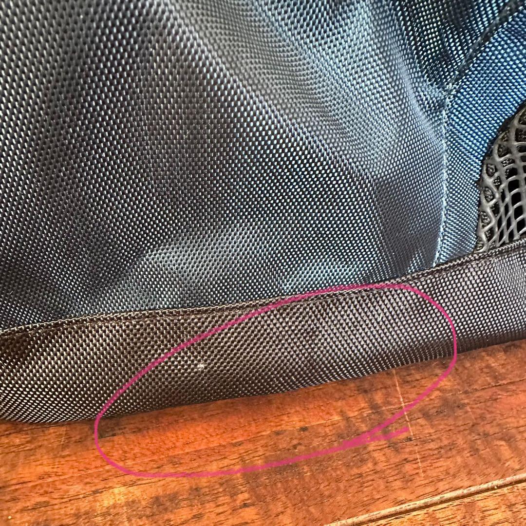 【美品】Lifelike ペットキャリー リュック 耐荷重15kg ネイビー