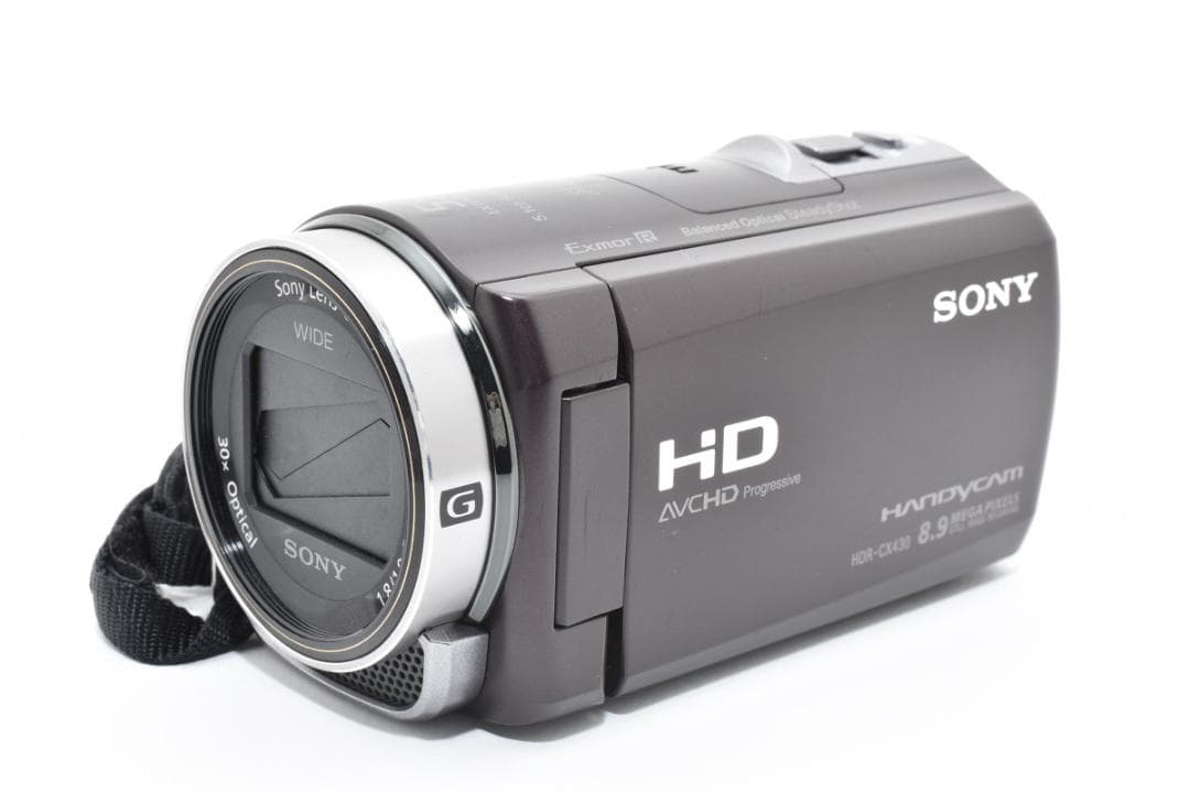 【美品】 SONY HDR-CX430V 動作確認済み　ビデオカメラ3040
