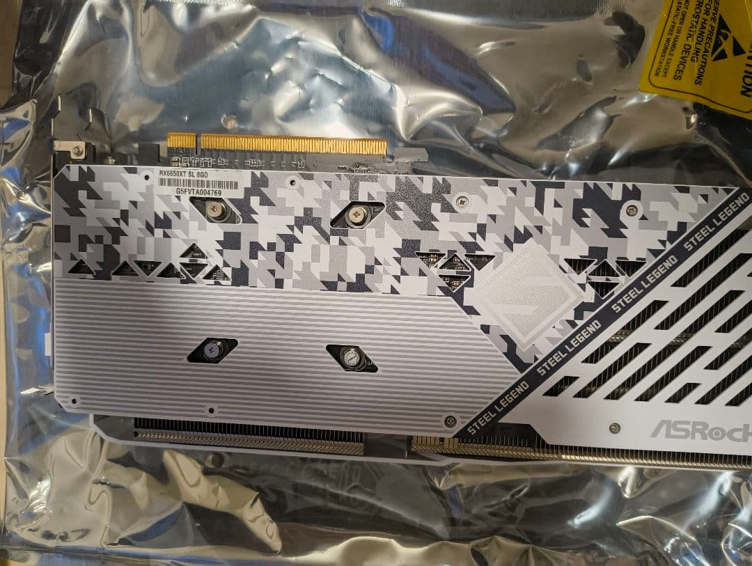 グラフィックボード・グラボ・ビデオカード ASRock Radeon RX6650XT Steel Legend