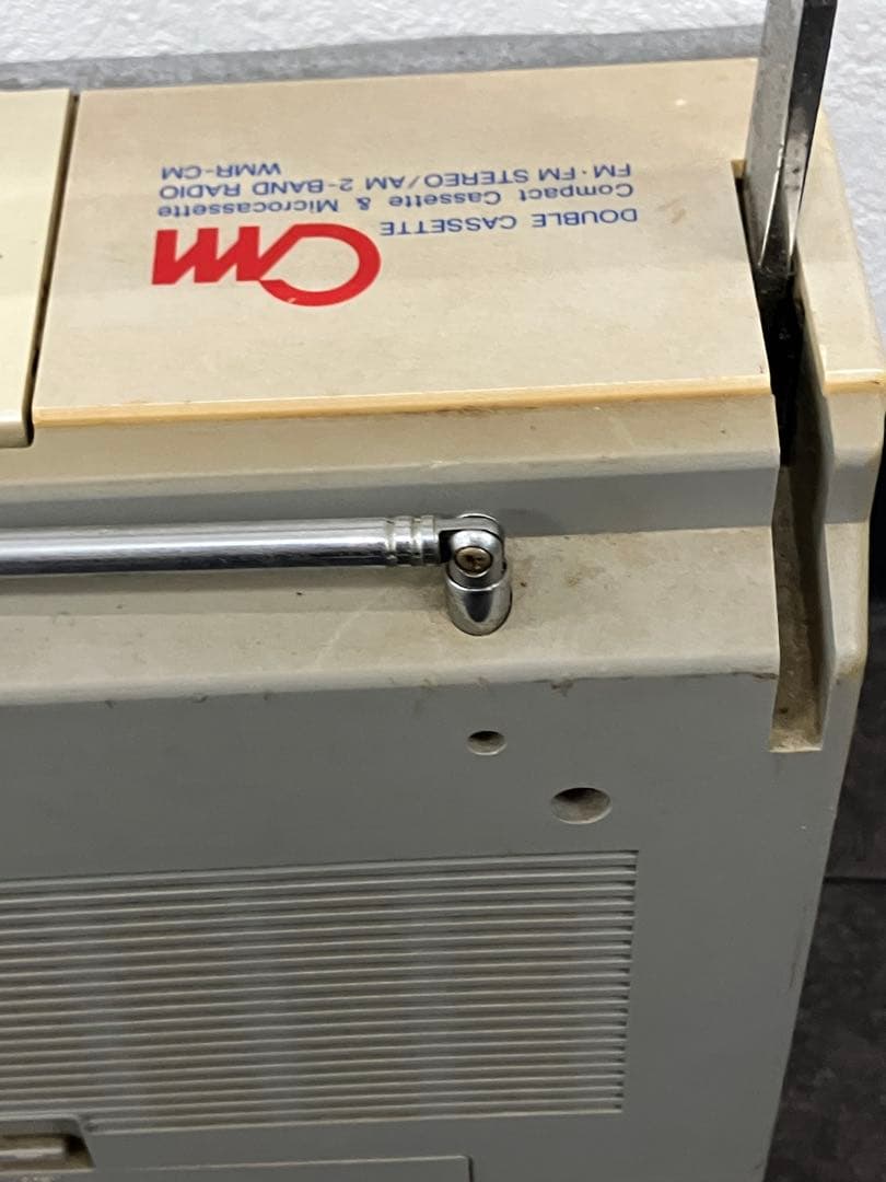 値下！希少　サンヨー WMR-CM ダブルラジカセ マイクロカセットラジオ　稼働