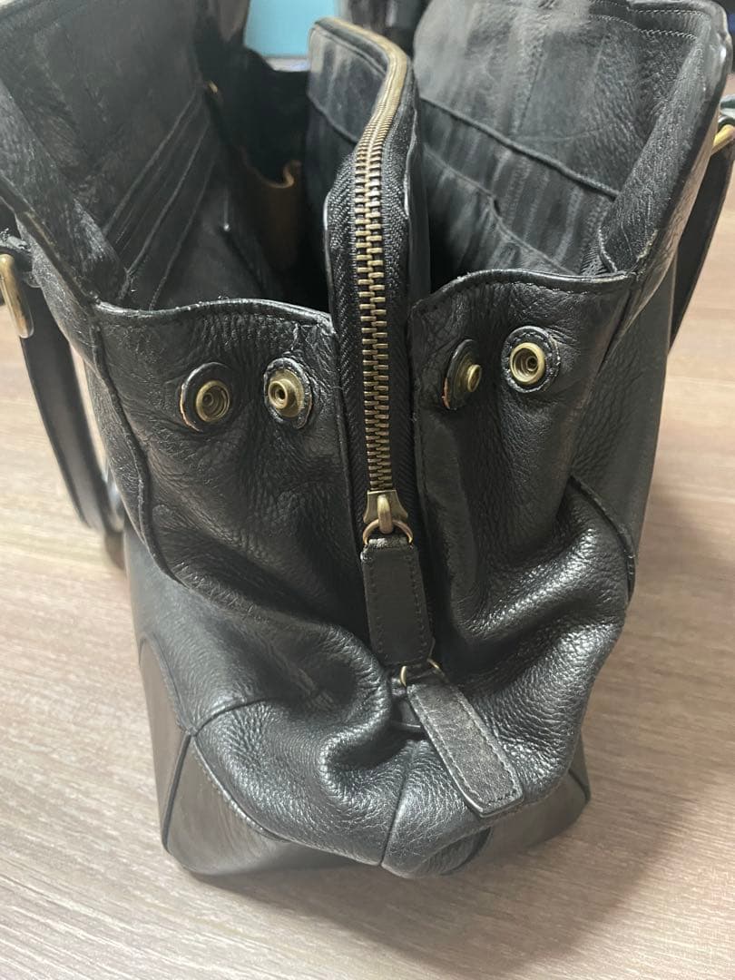 コーチ　ビジネスバッグ 黒　本革　70614 トートバッグ　オールドコーチ