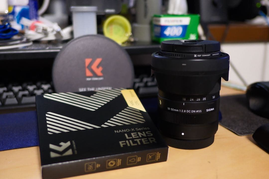SIGMA 18-50mm F2.8 CPLフィルター付 Xマウント ※値下げ中