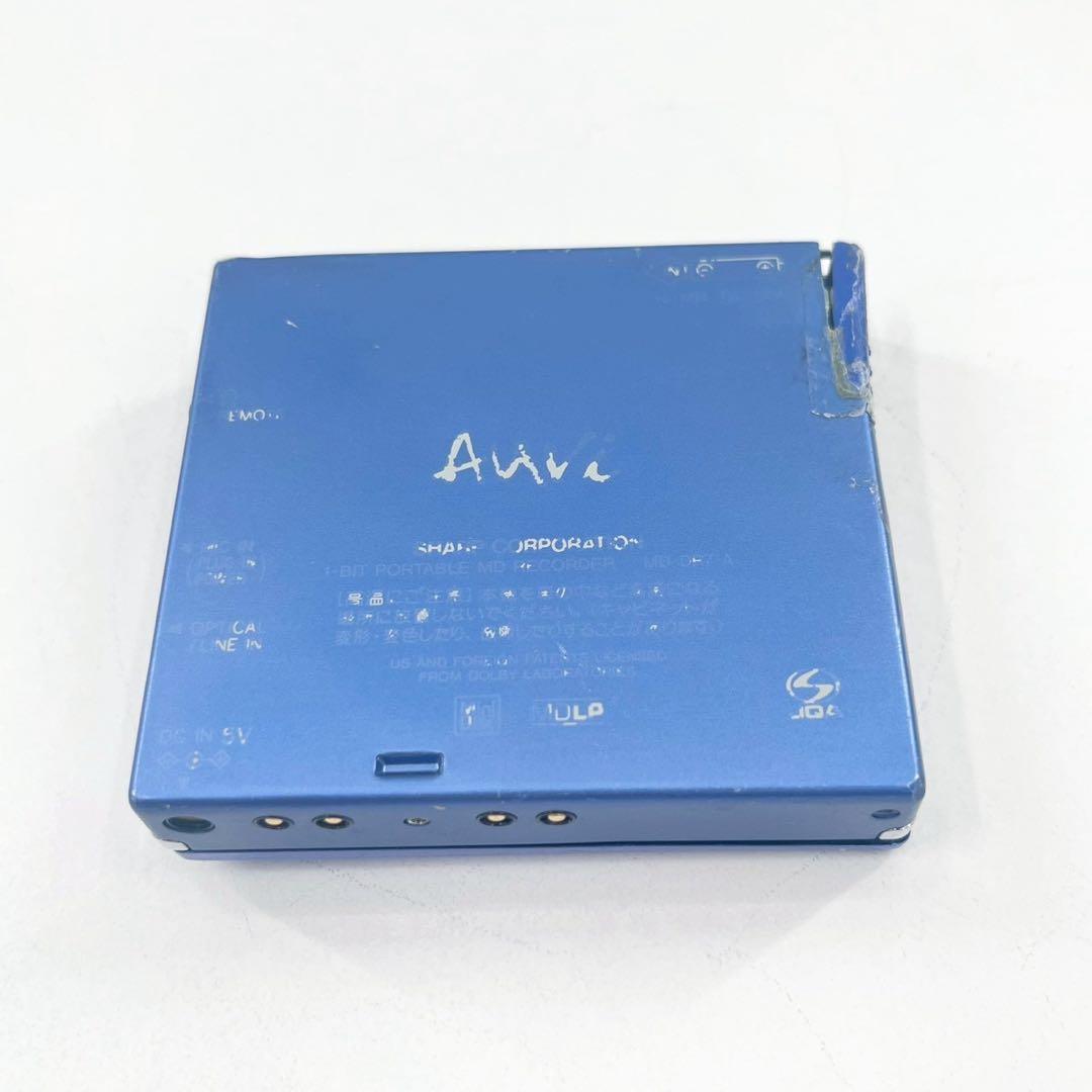 SHARP MDレコーダー MD-DR7 再生録音OK ポータブルMD 動作品