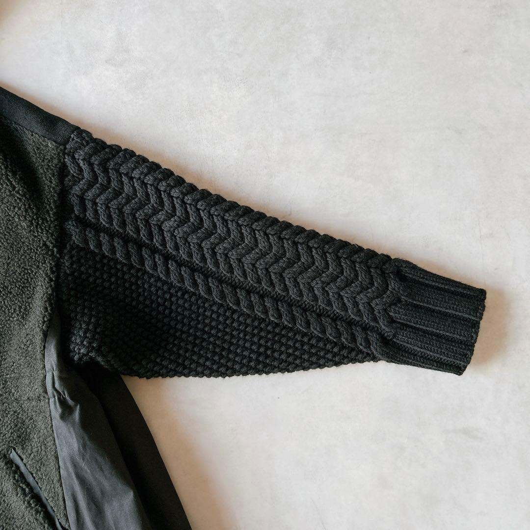 定価6.4万☆スタンブリー　 ロングコート　異素材MIX マキシ丈　モッズコート