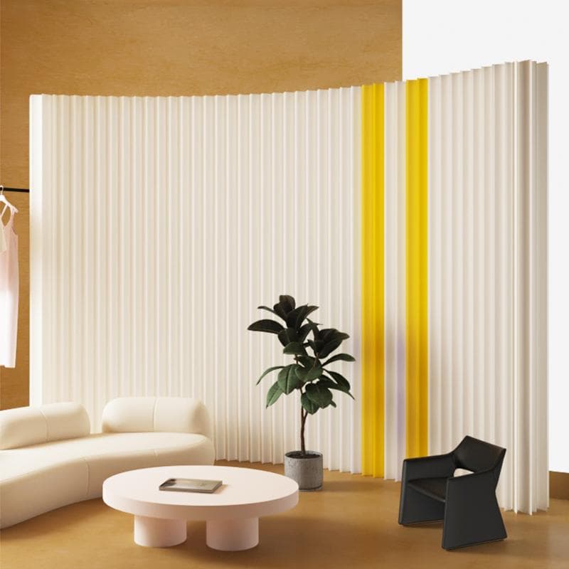 イエローバンドタイプ パーテーション 間仕切り高さ2.4ｍ長さ1-2ｍ折りたたみ