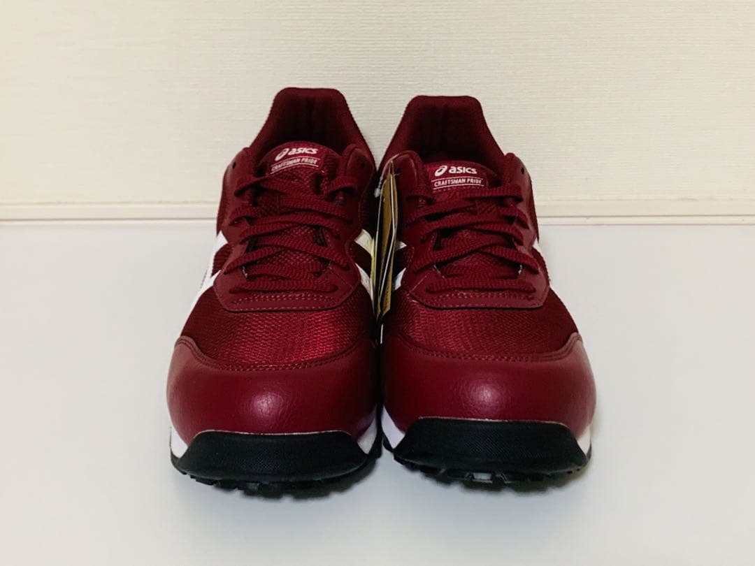 【ガチャピン】アシックス安全靴 チリフレーク×ホワイト 28.0cm