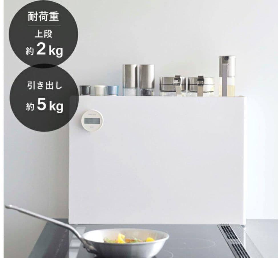 即発送☆美品　TOWER 黒　収納ケース 調味料用