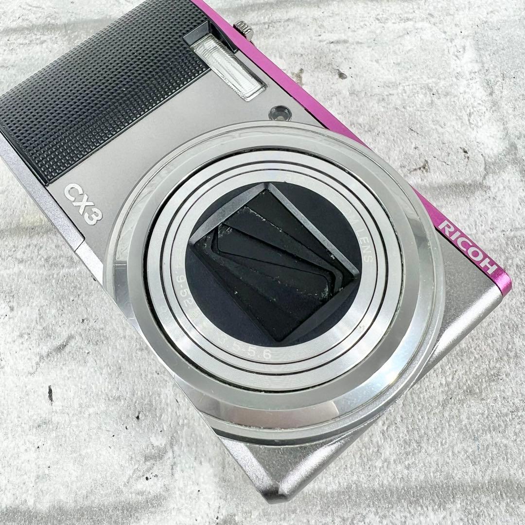 RICOH デジタルカメラ CX3 ピンクシルバー ツートンカラー