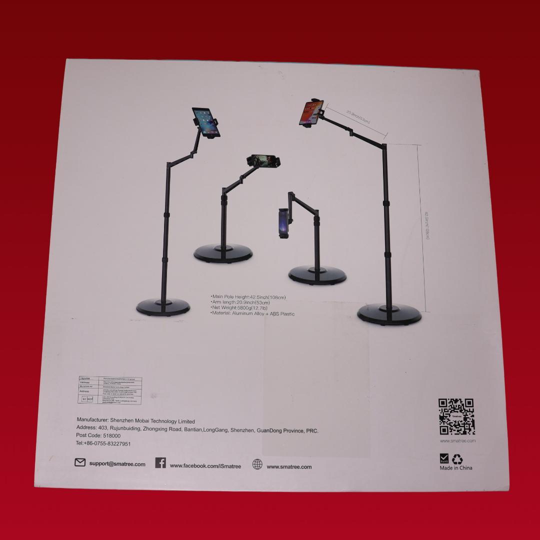 アーム・フロアースタンド】金属製　40～140cm　smatree FS100②
