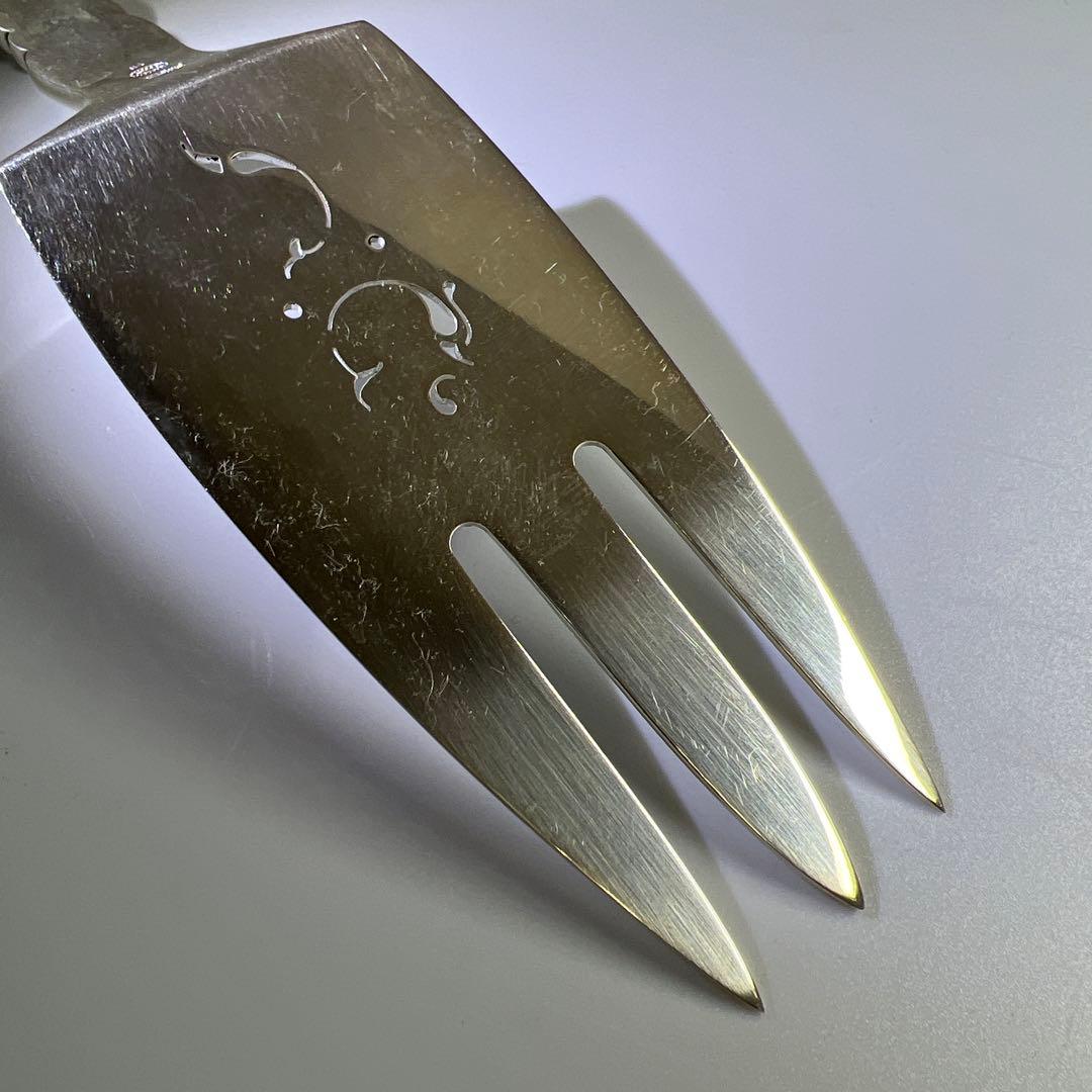ジョージジェンセン　激レアブロッサムsterling925特大サービングフォーク