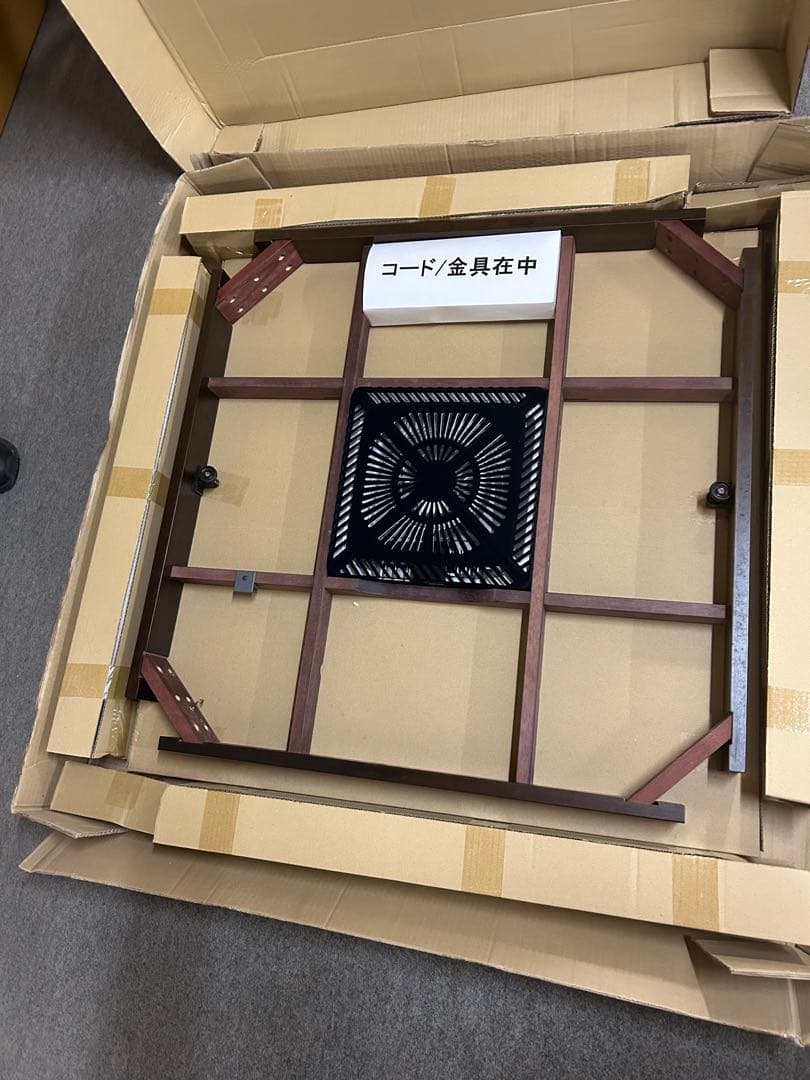 こたつ机　90×90センチ 正方形　　ハイタイプこたつ机