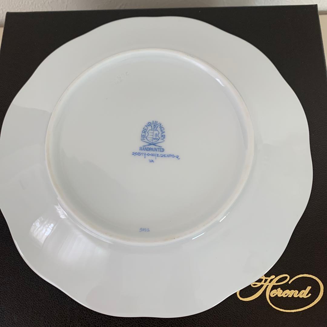 ヘレンド リボン　デザートプレート19cm ２枚セット♪