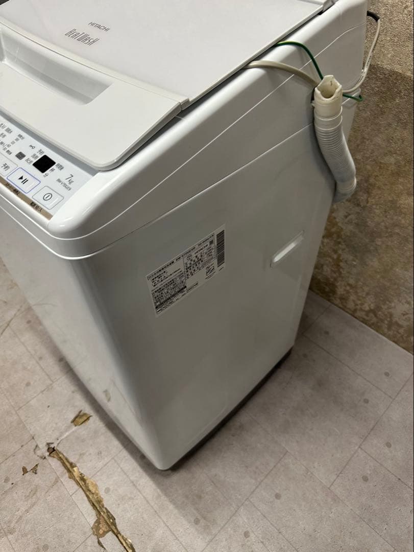 日立 ビートウォッシュ 7kg 全自動洗濯機 BW-V70GE9(W) 2022