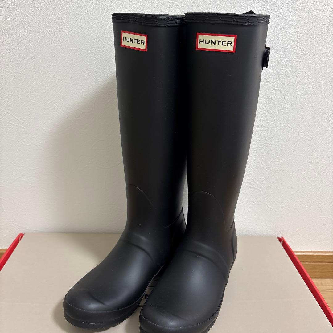 HUNTER長靴WOMENS BLACK サイズUK4 US6 EU37 未使用