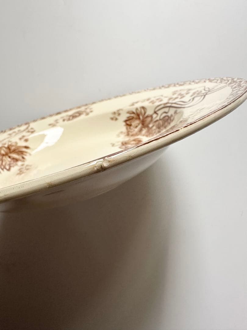 サルグミンヌ　royat 深皿　フランス　アンティーク　ブロカント　プレート