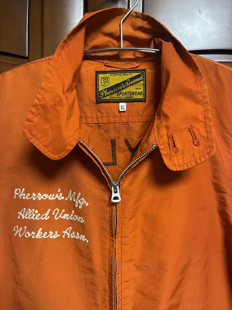 PHERROW'S フェローズ ナイロンジャケット レーシングジャケット XL