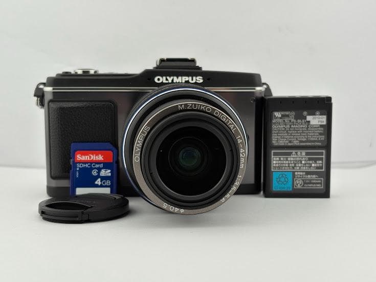 ★極上品★ オリンパス PEN E-P2 /レンズキッド★ バッテリー,SD付★