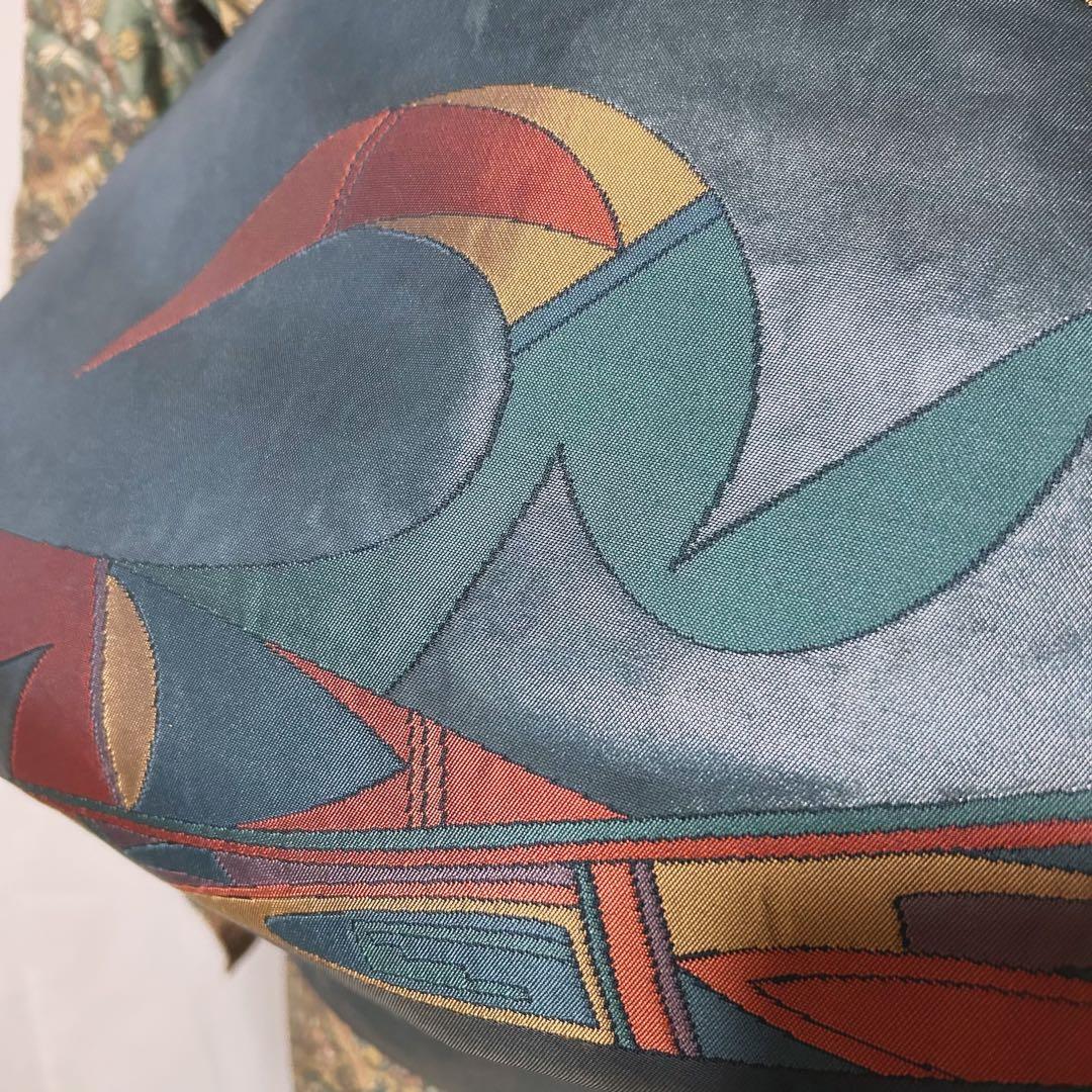 正絹　未使用　新品同様　美品　袷　正絹　江戸更紗　小紋　フルセット　4点