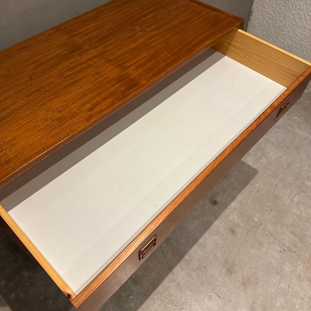 ミッドセンチュリー 木製チェスト 4引き出しヴィンテージ