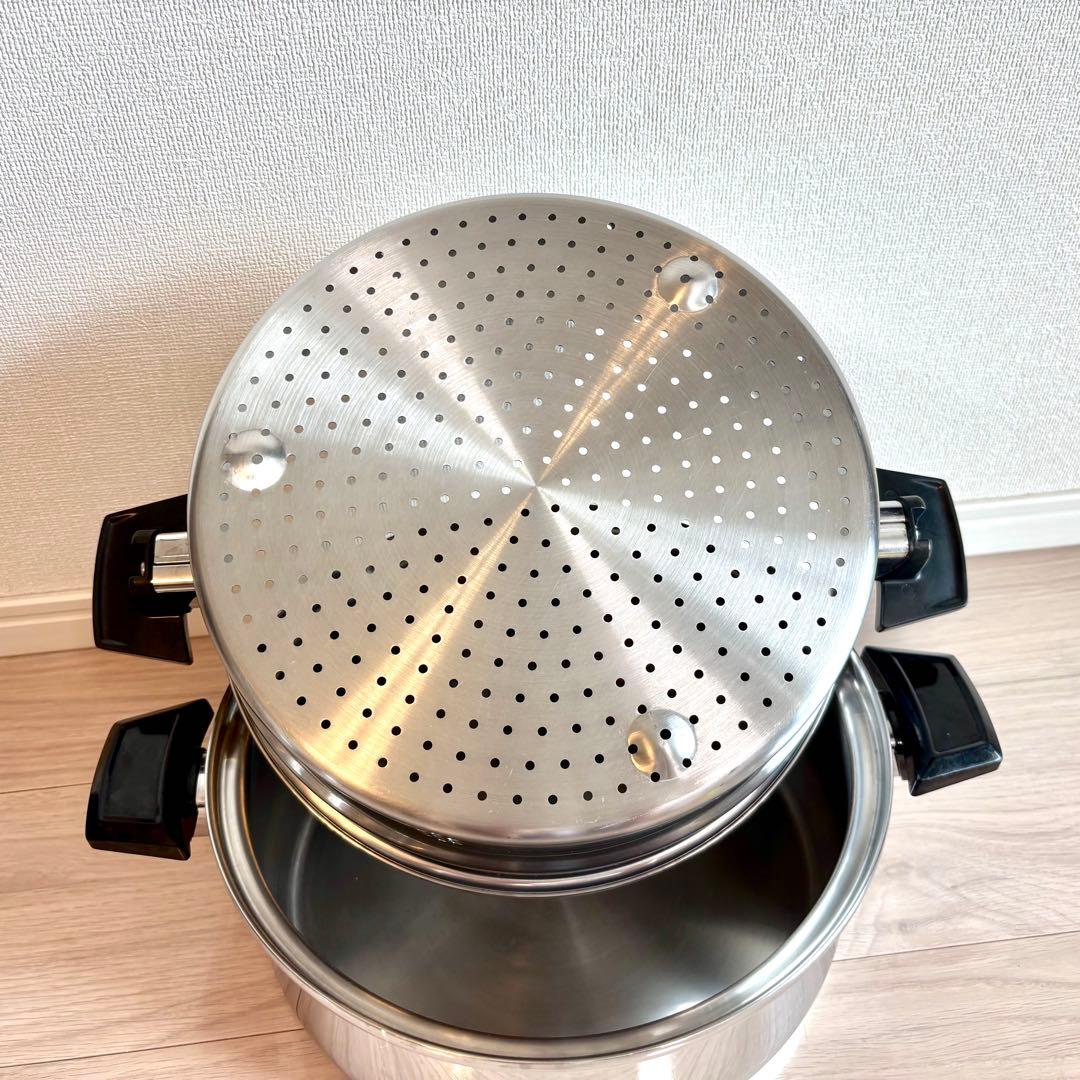 【美品】ロイヤルクイーン　大フライパン　6リットル鍋セット　IH対応