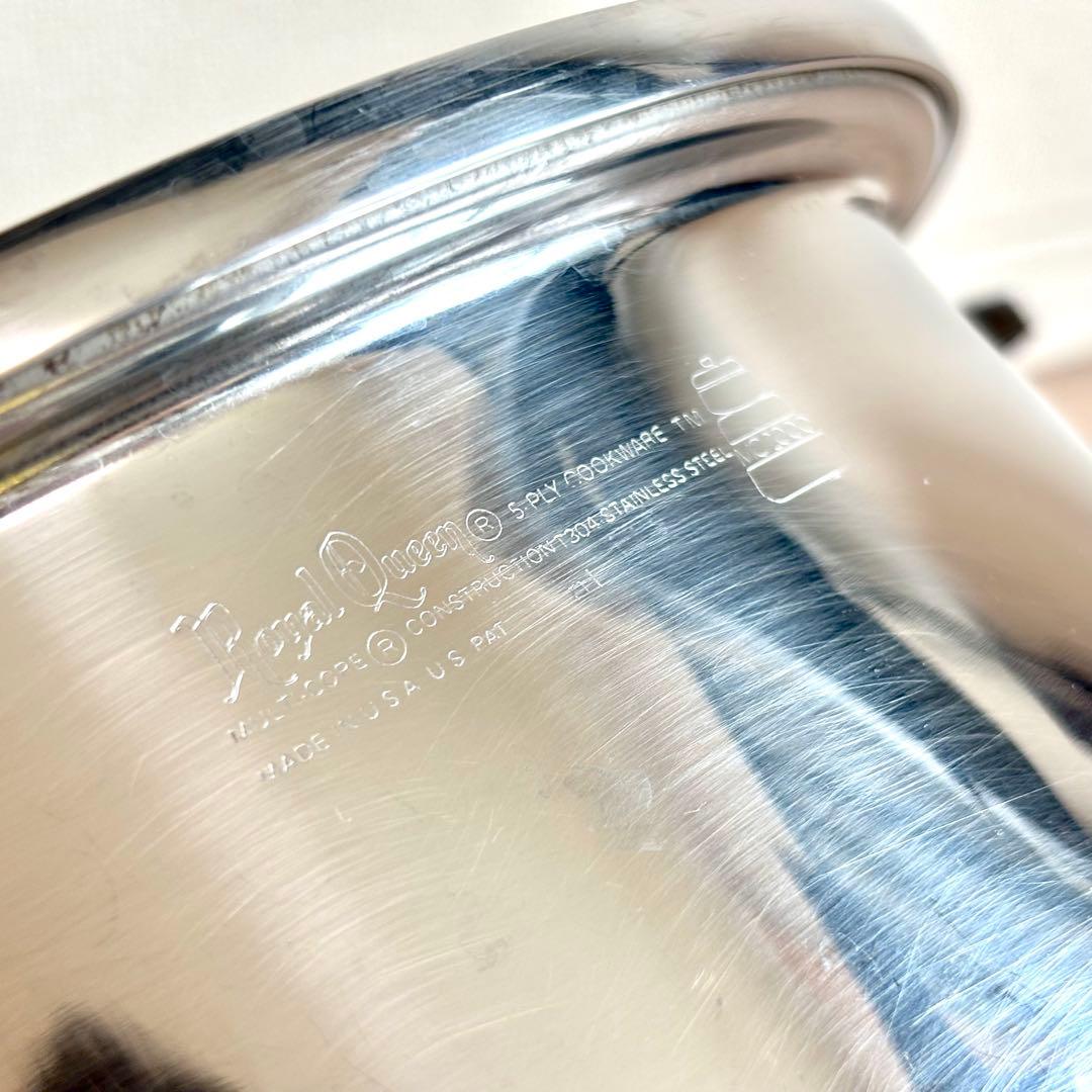 【美品】ロイヤルクイーン　大フライパン　6リットル鍋セット　IH対応