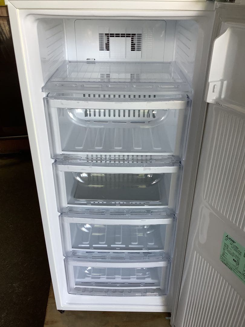 【高年式】三菱 1ドア冷凍庫 MF-U12G-W 121L 22年製 ホワイト