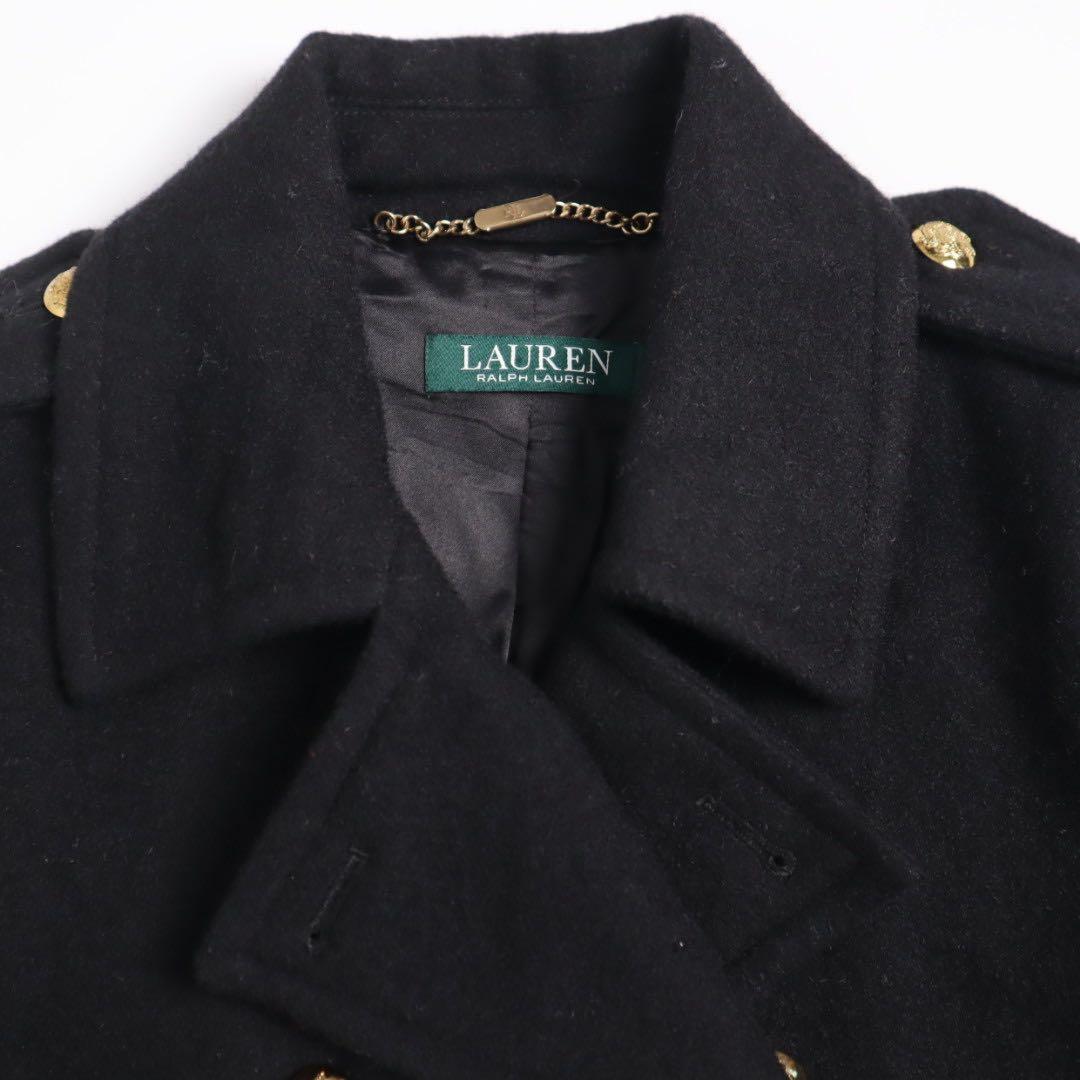 Ralph Lauren 希少 美品 金ボタン オフィサー ナポレオンコート