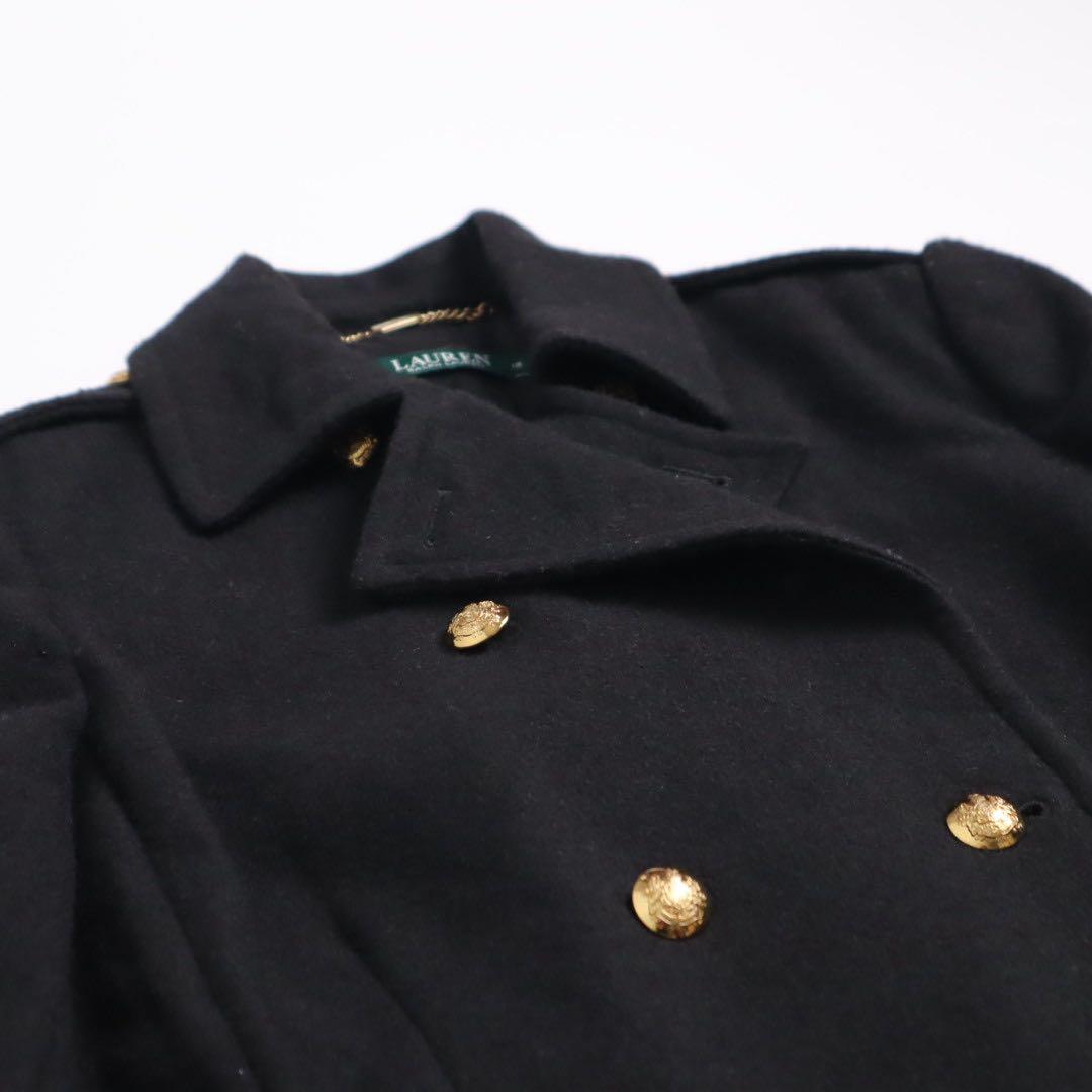 Ralph Lauren 希少 美品 金ボタン オフィサー ナポレオンコート