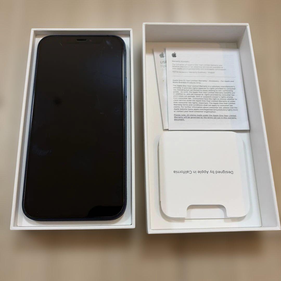 iPhone12本体 Blue 256GB + ルートコーケース