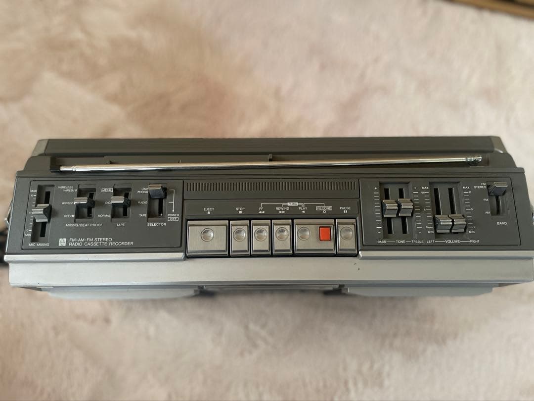 【昭和のラジオ】National カセットプレーヤー AM/FMラジオ